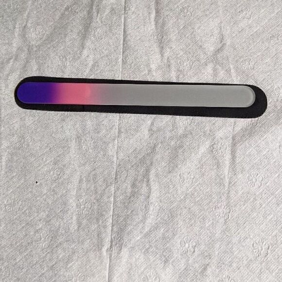 🆕7.5" Pink/Purple Czech Crystal Nail File W/BEAUTIFUL PINK & PURPLE SWAROVSKI C - Picture 4 of 6